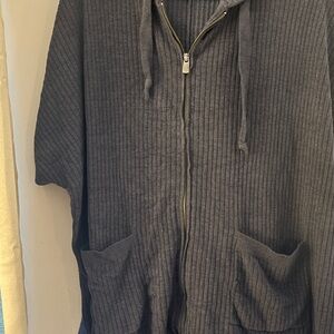 Barefoot Dreams Gray Hooded Sweatshirt